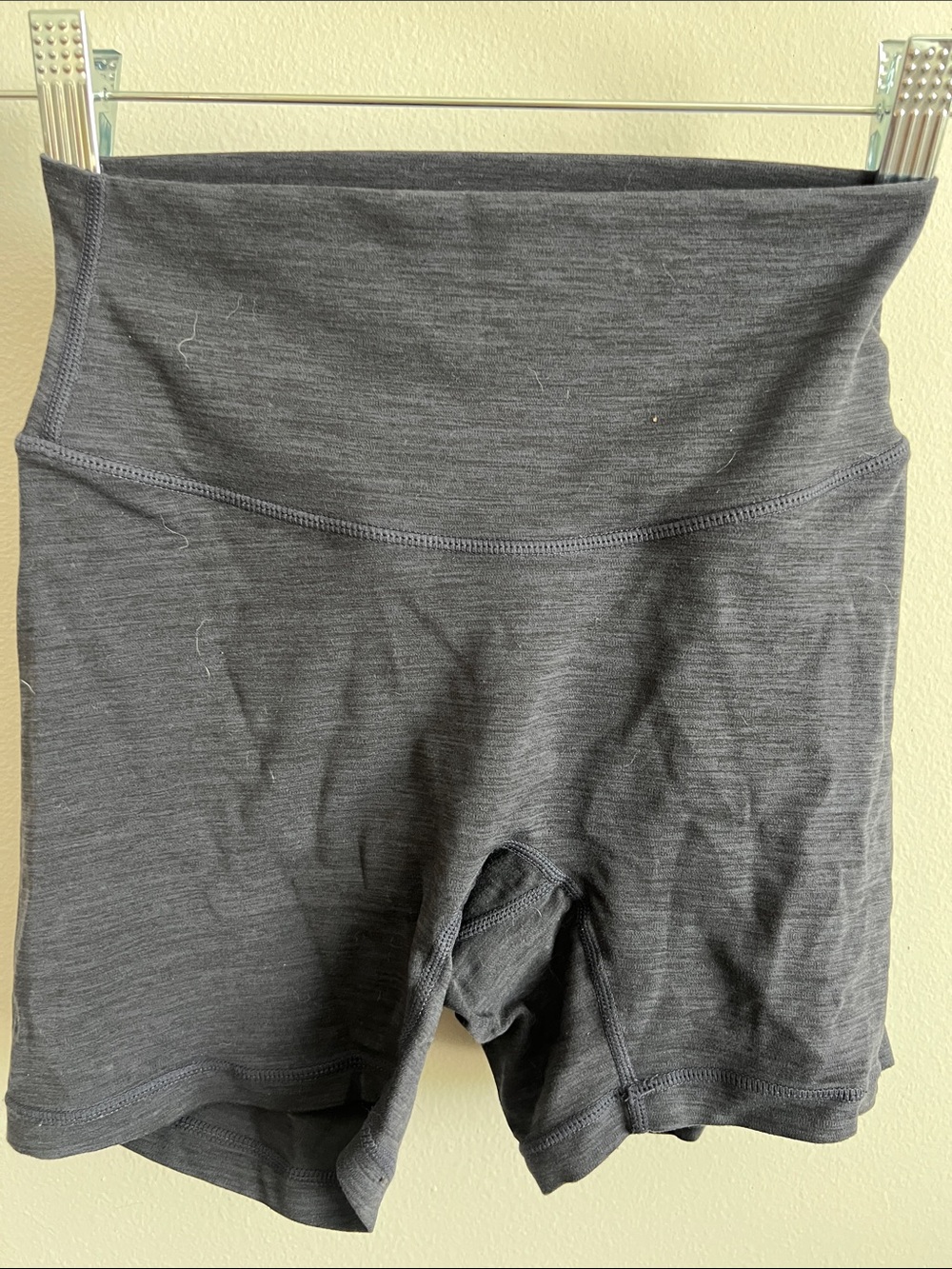 Paragon Fitwear Charcoal Gray High-Waist Bike Shorts